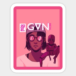 GVN Metal (The Mechanic) Sticker